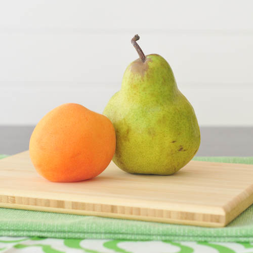 apricots and pears