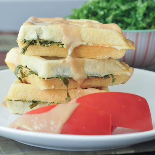 stuffed waffles