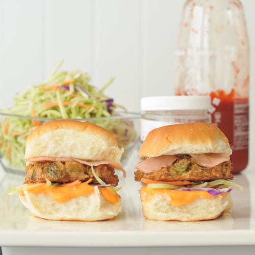 sushi flavored veggie burgers