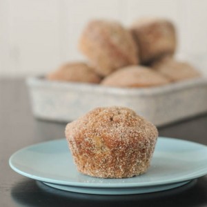 sugared chai latte banana muffins